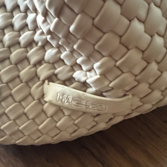 Naghedi Cream Braided Tote Bag - Picture 3 of 16